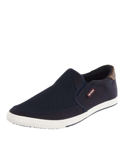 Trainers in white with toe cap